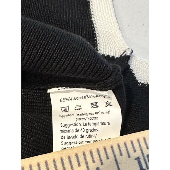 Bloggerlove Women Black Pullover Sweater XL NWT - Picture 6 of 9